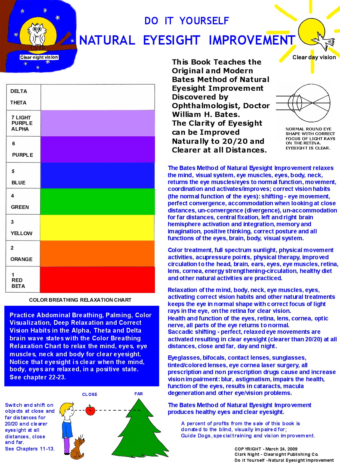 Do It Yourself - Natural Eyesight Improvement - Original and Modern Bates Method: with Better Eyesight Magazine by Ophthalmologist William H. Bates