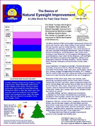 The Basics of Natural Eyesight Improvement - A Little Book For Fast Clear Vision with Better Eyesight Magazine E-Book